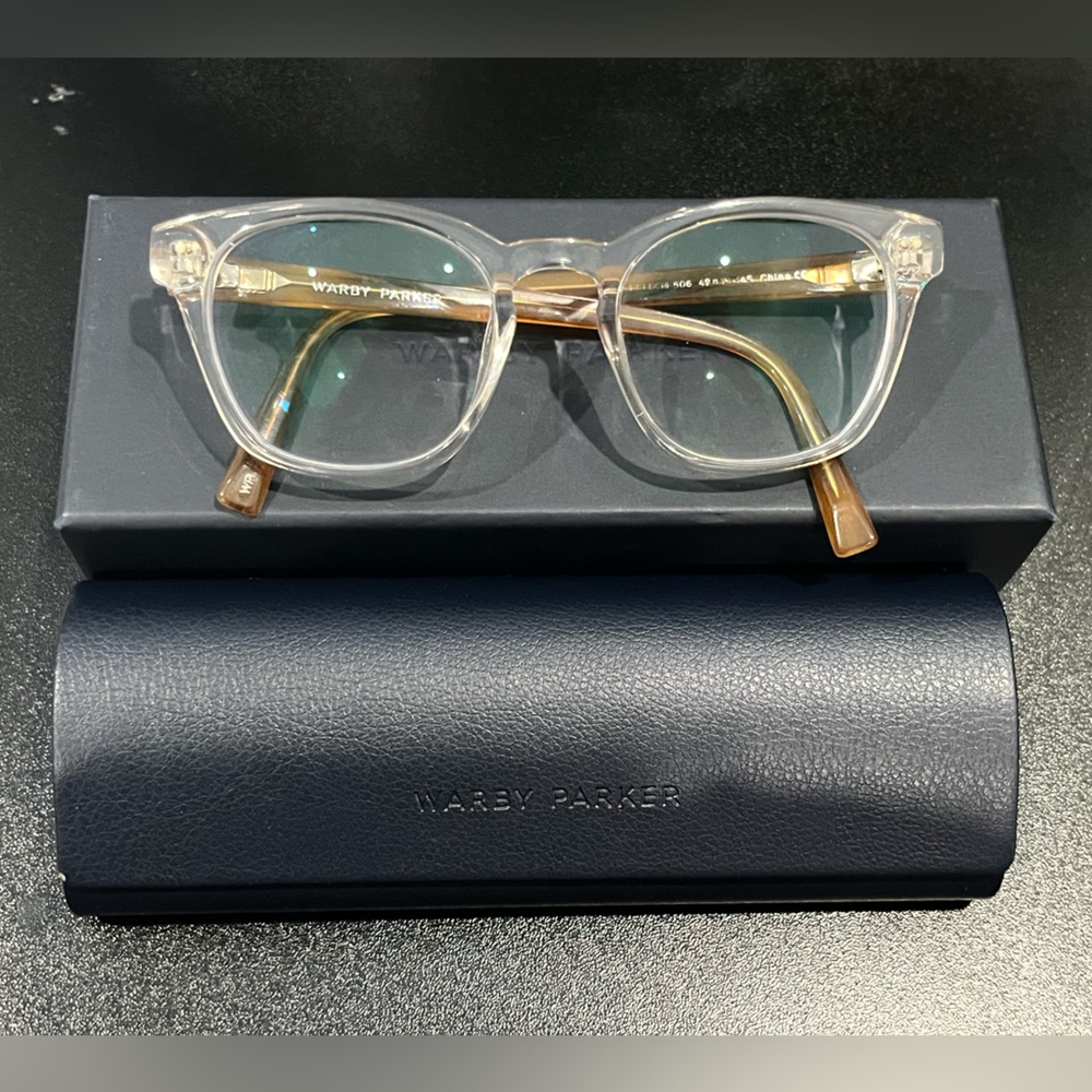 Warby Parker FELIX Transparent Frame Glasses